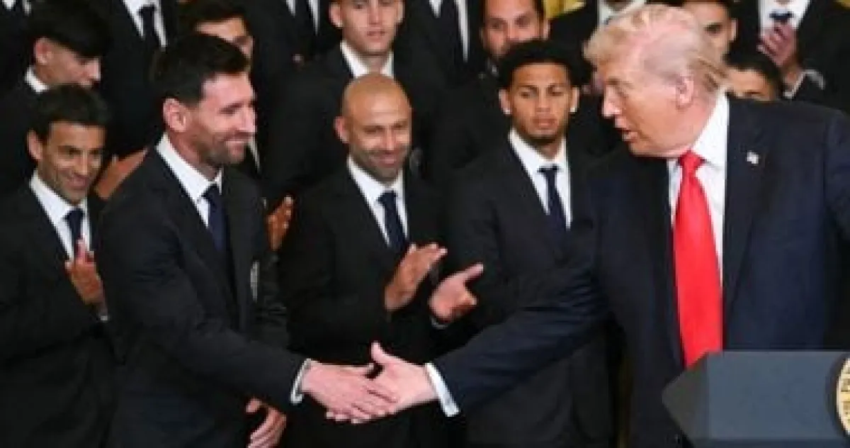 ميسي وترامب في البيت الأبيض: لحظة تاريخية وتفاعل مع ذكر رونالدو