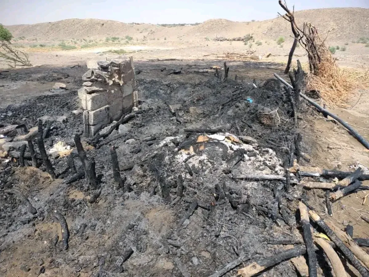 حريق يدمر منزل أسرة أيتام في ريف المخا بالساحل الغربي