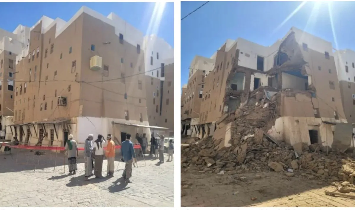 اليمن يطلب تمويلاً دولياً لإعادة إعمار منزل أثري في شبام حضرموت