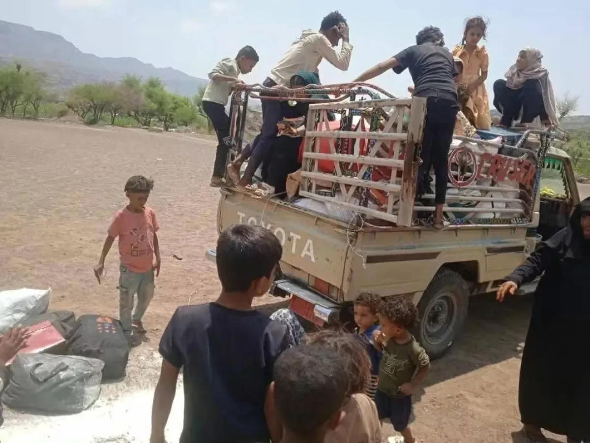 نداء عاجل: 122 ألف نازح يمني يواجهون ظروفاً إنسانية قاسية